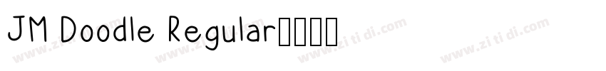 JM Doodle Regular字体转换